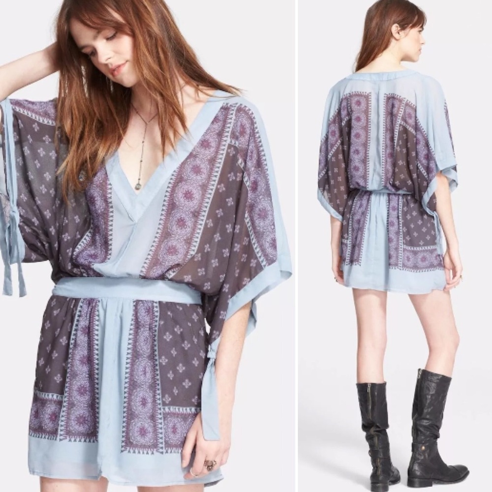 FREE PEOPLE • Boho Kimono Dress - Picture 12 of 16
